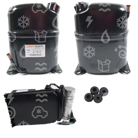 kompresor Cubigel / Huayi MS34TB, HMBP - R404A, R507, 220 - 240V,